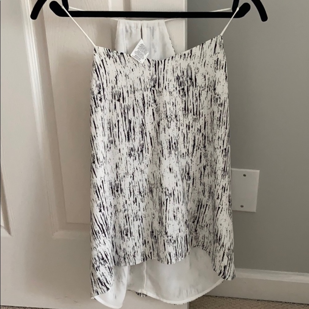 Express racer back silk tank